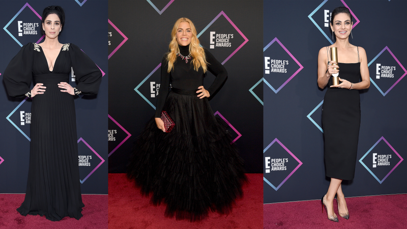 Illustration for article titled Bodacious Black, Textured Tackiness & Vanderpump Ruled at the 2018 People's Choice Awards